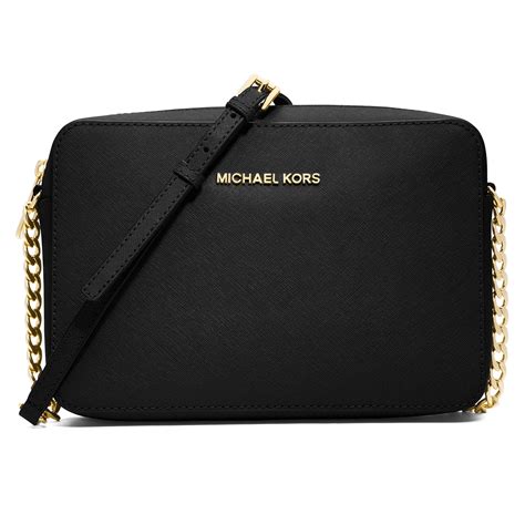 bolsa michael kors negra charol|michael kors black crossbody bag.